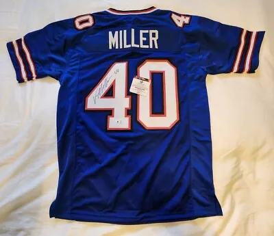 Von Miller Signed Custom Jersey Buffalo Bills COA Denver Broncos Autographed • $99.95