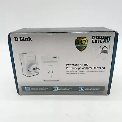 DLink AV500 DHP-P308AV DLINK PowerLine Passthrough Adapter • $37