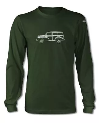 Morris Minor Traveller Woody T-Shirt - Long Sleeves - Side View • $26.90