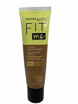 1 Maybelline Fit Me Tinted Moisturizer For All Skin Types 1oz 355 • $6.97