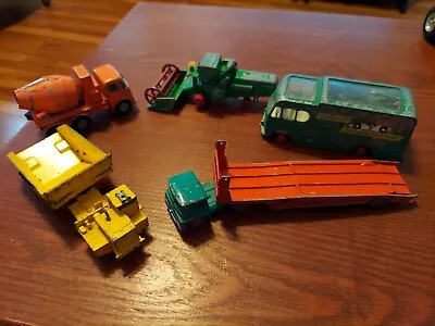 Vintage Lesney Matchbox King Size-major Pack Lot Of 5 Part Or Repair  • $40