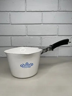 Vintage CorningWare 4 Cup Blue Flower Saucepan With Detachable Handle • $60