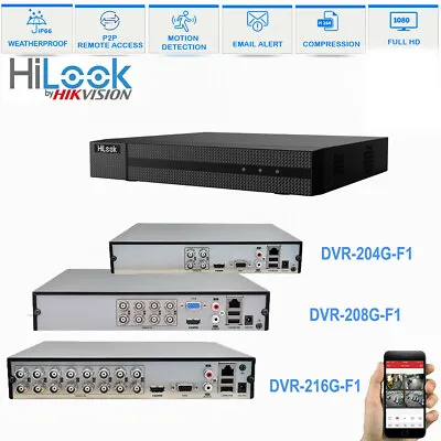 Hikvision Hilook Dvr 4ch 8ch 16ch Turbo Cctv 1080p Full Hd Channel Ahd Tvi Cvi  • £68.65