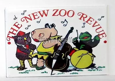 THE NEW ZOO REVIEW  Fridge MAGNET  2  X 3  Art NOSTALGIC VINTAGE • $8.25