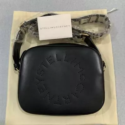 Stella McCartney Stella Logo Camera Shoulder Bag  Black Storage Bag • $176.89