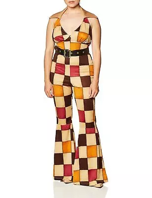 California Costumes Woman's 70's Boogie Babe Costume Multicolored Medium (8-10) • $21.25