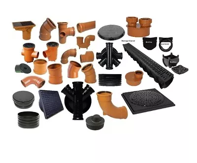 Underground Drainage Pipes Fittings Junctions Bends & More All In 1 Listing • £24.99