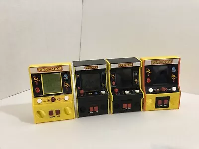 Pac-Man Mini Game Arcade Machine Handheld Retro Classic TESTED Lot 4 • $34.97