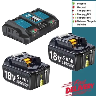 For Makita 18V Li-ion Battery BL1830 BL1840 BL1850 BL1860 Battery/ Charger • $17.99