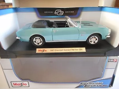 Maisto Special Edition 46629 1967 Chevrolet Camaro RS /SS 396  1:18 + Box • £30