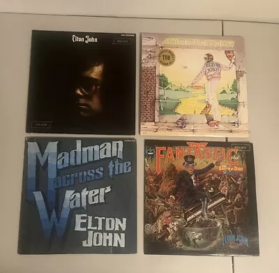 Elton John Vinyl Records LP Lot Of 4 - Yellowbrick Road & MORE! • $20.50