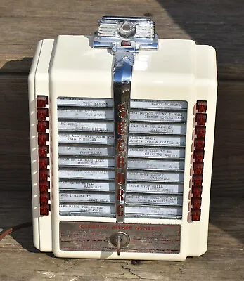 Vintage Seeburg Music System Coin Op Wall-O-Matic Wall Juke Box W Key • $795