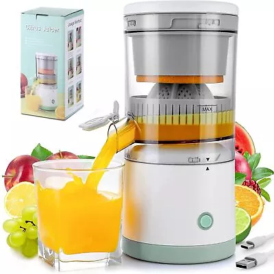 £16.99 • Buy Electric USB Charging Juice Presser Squeezer Orange Lemon Juicer Portable 45W UK