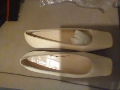Calvin Klein Flat Satin Shoes Brand New Size 7 (40) • £18
