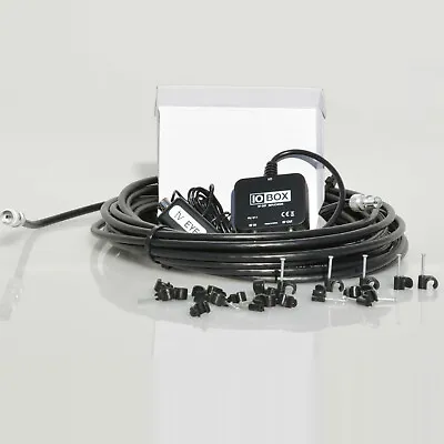 £20.99 • Buy 30m Black RG6 Coax Cable + IO-Link Box RF Modulator For Sky HD & Black Magic Eye