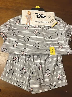 Disney Minnie Mouse 2-Piece Pajama Set Girls Size 5 • $9