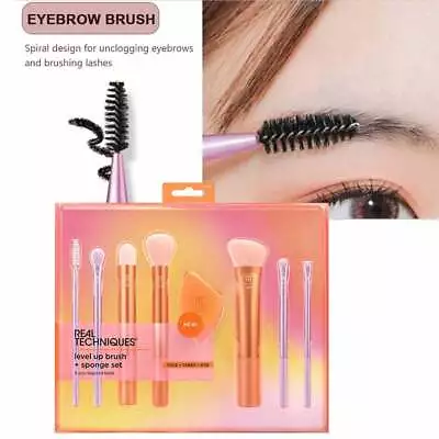 Real Techniques Midi Moment Brush + Sponge Kit Makeup Sponge & Makeup Brushes AU • $29.15