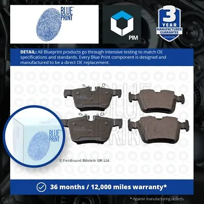 Brake Pads Set Fits VOLVO S90 Mk2 Rear 2.0 2.0D 2016 On B4204T31 Blue Print New • $29.31