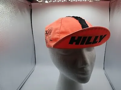 Vintage 1990 Neon Hilly Cycling Cap Hat • $29.99