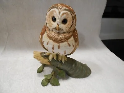 Barred Owl 1986 Hamilton Collection Maruri Majestic Owls Of The Night Figurine • $30