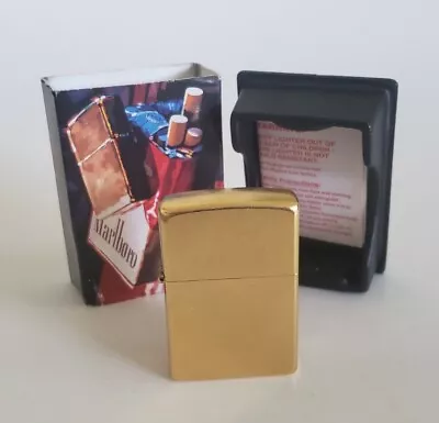 Zippo 2003 Marlboro Brass Cigarette Lighter - New • $24.99