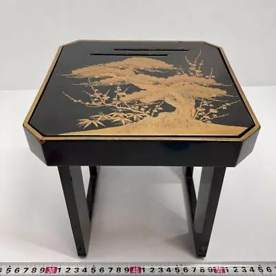 Japanese Antique Wooden Stand Maki-e Lacquer 8.2 X 11 Inch • $549