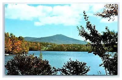 Marlborough NH Postcard-  MOUNT MONADNOCK FROM STONE POND • $7.69