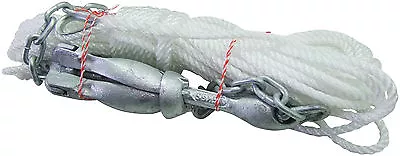 $69.90 • Buy Kayak Anchor Kit, Jet Ski Kayak Canoe Boat 3.5 KG Grapnel Chain Rope Shackles 