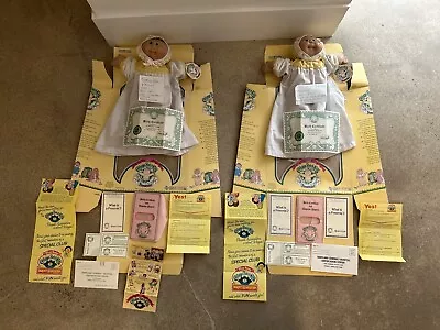 Cabbage Patch Dolls Premies All Paperwork Original Box And Tags Twin • $75