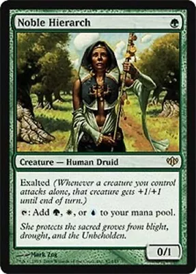 Noble Hierarch Conflux Heavily Played English - MTG • $10.49