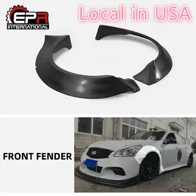 For Infiniti G37 TP Style FRP Wide Bodykit Front Fender Flares Mudguards Refit • $491.68