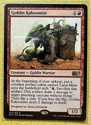 Goblin Kaboomist - Magic The Gathering - Mtg M15 - Creature Goblin Warrior • £0.99