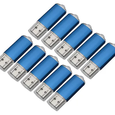 10PCS 2GB USB 2.0 Flash Pen Drive Rectangle Model Memory Stick U Disk USB Thumb • $51.99
