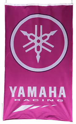 Yamaha-flag Racing Pink Vertical Banner 5 X 3 Ft 150 X 90 Cm • $27.99