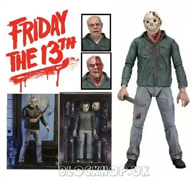 NECA - FRIDAY THE 13TH JASON VOORHEES 7  - Deluxe 3D Box Version - Horror Figure • £26.99