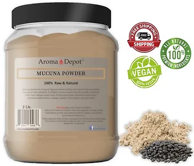 2 Lb. Mucuna Pruriens Bean Extract Powder Haba Del Terciopelo Raw JAR • $18.95