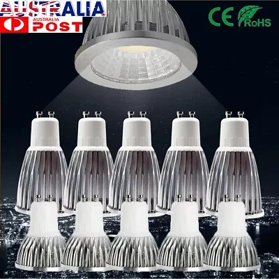 8x GU10 9W 15W Downlight Bulb COB LED Spotlight Globe Lamp Light Warm Cool White • $29.99