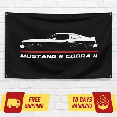 For Ford Mustang II Cobra II 1977-1978 Car Enthusiasts 3x5 Ft Flag Banner Gift • $17.95