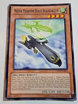 Mecha Phantom Beast Blackfalcon - LTGY-EN023 - Common Unlimited Yugioh • $1