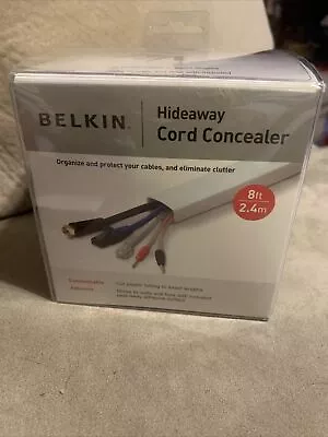 NOS BELKIN HIDEAWAY CORD CONCEALER 8 FT.  1/2” X 1 1/8” Diameter • $10.99