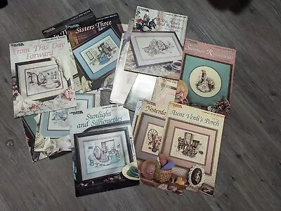 Mixed Lot Vtg Leisure Arts Paula Vaughan Leaflet Cross Stitch Graphs You Pick • $3