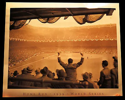 $14.95 • Buy 1939 World Series Home Run Yankees Baseball Poster 13  X 16  Officially Licensed