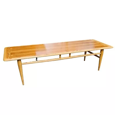 Mid Century Modern Coffee Table Lane Acclaim Long Cocktail Surfboard MCM Retro   • $749.69