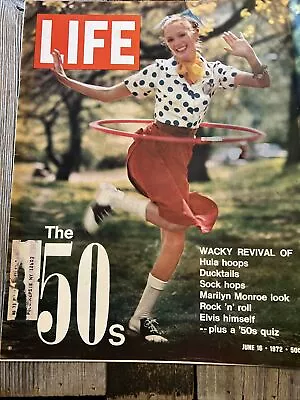 VTG Life Magazine June 16 1972 - Marilyn Monroe Look Rock N Roll Elvis Presley • $5.80