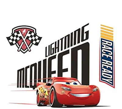 Disney Pixar Cars Lightning Mcqueen Race Ready 24 X18  Wall Sticker Decal  • $9.59