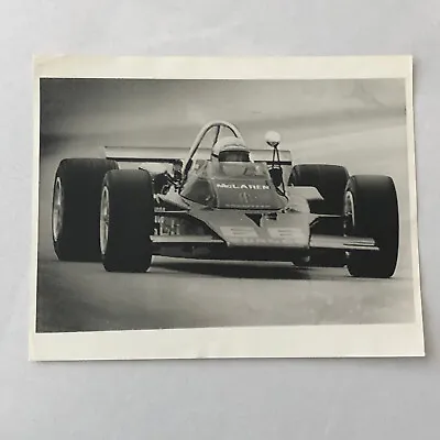 Vintage Indianapolis Indy Racing Car Photo 1971 McLaren Car Mark Donohue • $49.99