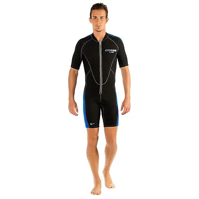 Open Box Cressi 2mm Mens Lido Short Front Zip Wetsuit Size: Large • $48.95