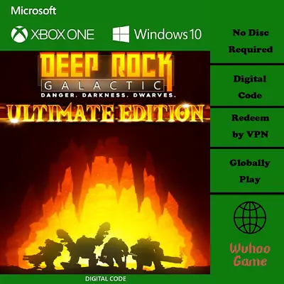 Deep Rock Galactic Ultimate Edition [ARG] VPN/ PC/XBOX Game Key/ Globally Play • $8.99