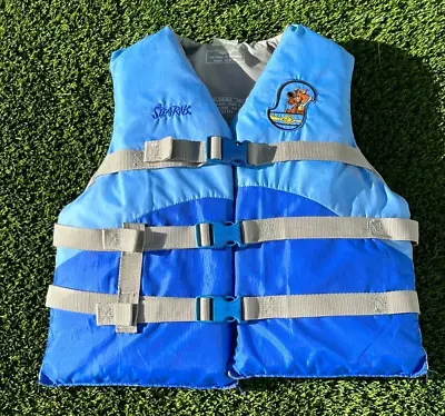 Embroidered Scooby Doo Surfing Stearns Youth Life Vest 50-90lbs Yellow Blue SD • $9.99