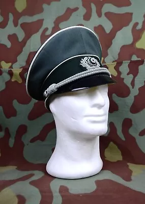 £137.89 • Buy Cap Officer Army German Infantry, WW2 German Officer Visor Cap Erel